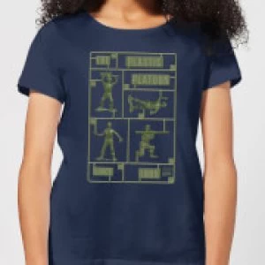 Image of Toy Story Plastic Platoon Womens T-Shirt - Navy - S