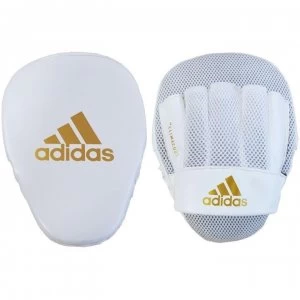 Image of adidas Speed Focus Mitts - White/Gold