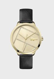 Image of Lacoste Gold And Black 'Lexi' Fashion Watch - 2001096
