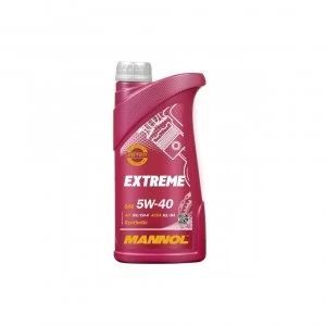Image of MANNOL 1L Fully Synthetic Engine Oil EXTREME 5W-40 SN/CH-4 ACEA A3/B4 VW 502/505