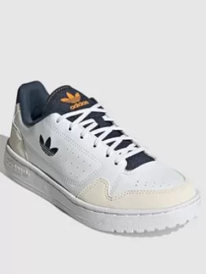 Image of adidas Originals Unisex Junior Ny 90 J, White/Navy, Size 5
