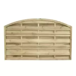 Image of Forest Garden 1.8m x 1.1m Decorative Europa Domed Fence Panel