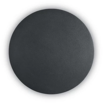 Image of Ideal Lux Lighting - Ideal Lux Cover - LED 1 Light Wall Light Black