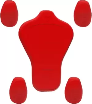 Image of John Doe XTM Top Ladies Protector Set, red for Women, red, Size One Size for Women