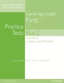 Image of Cambridge First Volume 2 Practice Tests Plus New Edition Students' Book with Key