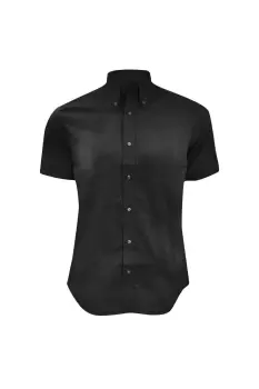 Image of Short Sleeve Tailored Fit Premium Oxford Shirt