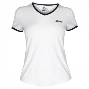 Image of Slazenger Court T Shirt Ladies - White