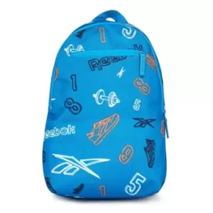Image of Reebok Graphic Print Backpack - Blue