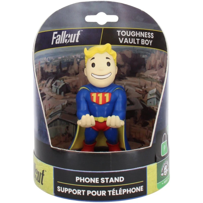 Image of Cable Guys Fallout: Toughness Vault Boy Holdems Mini Cable Guys Phone Stand and Device Holder Multi unisex One Size