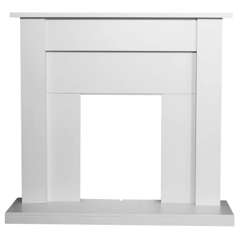Image of Adam Fires & Fireplaces Adam Sutton Fireplace in Pure White, 43" in White White Unisex