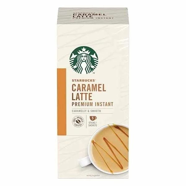 Image of Starbucks Caramel Latte Premium Instant Coffee 5 Sticks