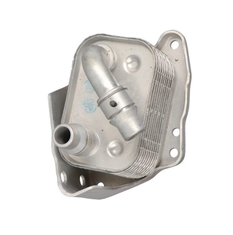 Image of NISSENS 90688 Oil Cooler ** FIRST FIT ** with gaskets/seals, without filter Aluminium Oil Cooler,engine oil (469)