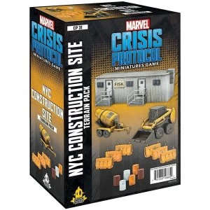 Image of Marvel Crisis Protocol Miniatures Game - NYC Construction Site Terrain Pack