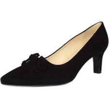 Image of Peter Kaiser Black 'Mizzy' Court Shoes - 7