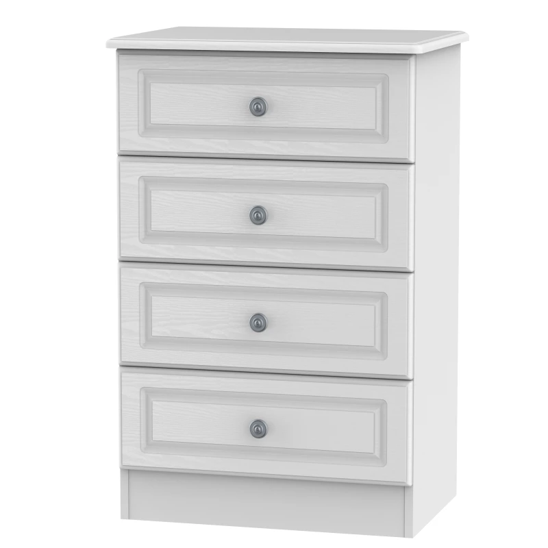 Image of Welcome Furniture Welcome Furniutre Pembrey 4 Drawer Midi Chest - Ready Assembled PEM008W