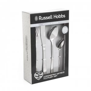 Image of Russell Hobbs RH 16Pc GeometricCutSet13 - S/Steel