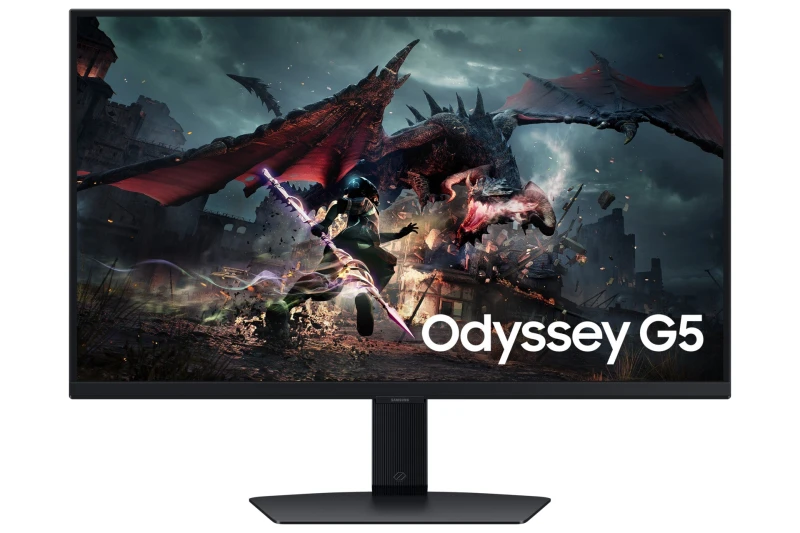 Image of Samsung 27" Odyssey G50D QHD 180Hz Gaming Monitor LS27DG502EUXXU