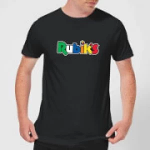 Image of Rubik's Core Logo Mens T-Shirt - Black