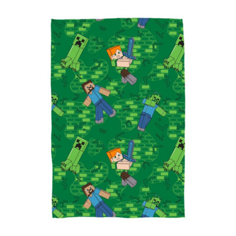 Image of Minecraft Levels Fleece Blanket