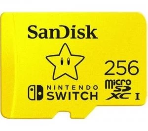 Image of SanDisk Nintendo Switch 256GB MicroSDXC Memory Card