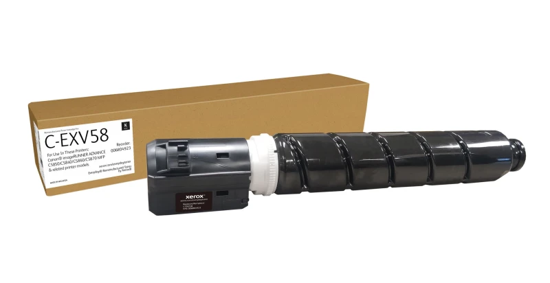 Image of Xerox Everyday Black Remanufactured Toner by Xerox compatible with Canon C-EXV58 (3763C002AA), Standard capacity 006R04923