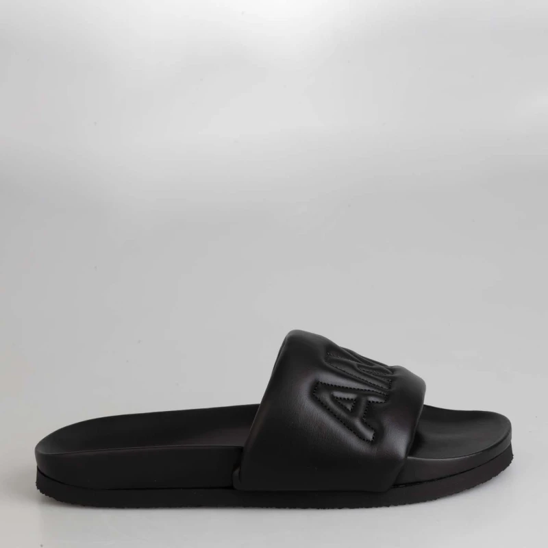 Image of Ambush Quilted Sliders - Black 6