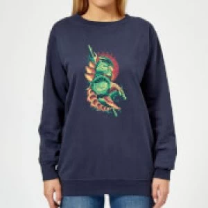 Image of Aquaman Xebel Womens Sweatshirt - Navy - M