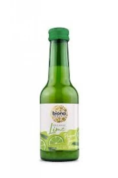 Image of Biona Organic Lime Juice - 200ml (Case of 6)
