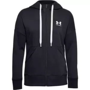 Image of Under Armour Armour Rival Fleece FZ Hoodie - Black