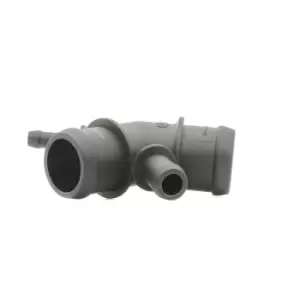 Image of RIDEX Coolant Flange Polyamid 6.6 3219C0028 VW,AUDI,SKODA,Golf IV Schragheck (1J1),Golf IV Variant (1J5),SHARAN (7M8, 7M9, 7M6),Bora Limousine (1J2)