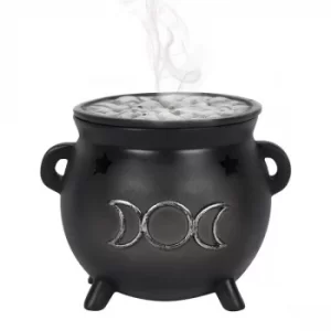 Image of Triple Moon Incense Cone Cauldron Burner