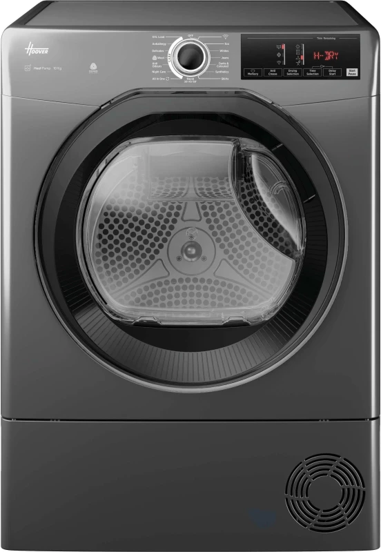 Image of Hoover H-DRY 350 HRE H10N2TBER-80 WiFi Connected 10Kg Heat Pump Tumble Dryer - Graphite - A++ Rated