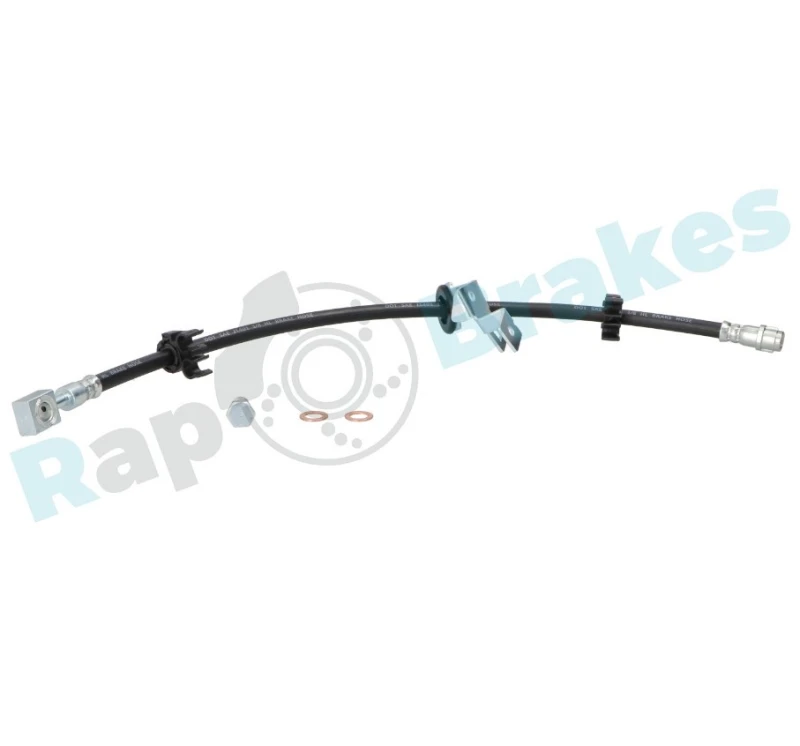 Image of RAP BRAKES R-H0452 Brake Hose Front Axle Left Brake Hose (83)