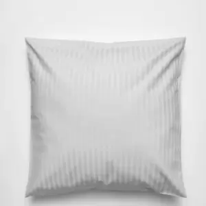 Image of Belledorm 540 Thread Count Satin Stripe Continental Pillowcase (One Size) (Platinum) - Platinum