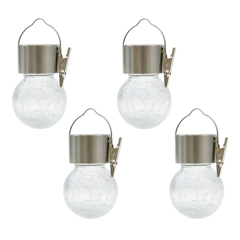 Image of Streetwize Pack of 4 Solar Hanging Crackle Balls Multi unisex One Set