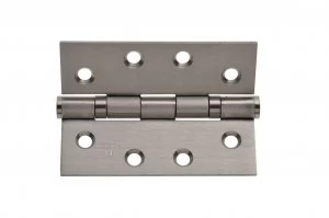 Image of Wickes Grade 11 Ball Bearing Hinge - Satin Stainless Steel 102mm Pack of 2