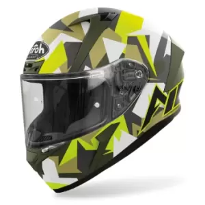 Image of Airoh Valor Army Helmet, grey-yellow, Size S, grey-yellow, Size S