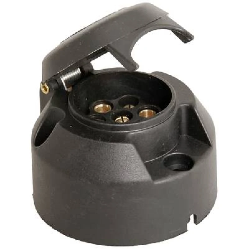 Image of HP Autozubehoer HP Autozubehoer 28255 Trailer socket [7-pin socket - 7-pin plug] Plastic 28255