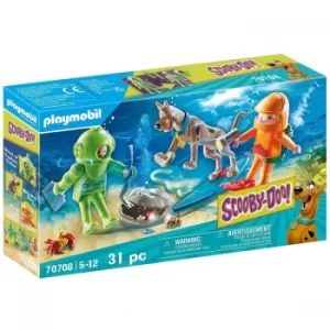 Image of Playmobil Scooby-Doo Adventure with Ghost of Captain Cutler Playset