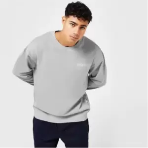 Image of SoulCal Bleach Crew Sweatshirt Mens - Grey