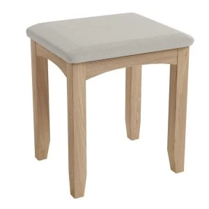 Image of Golston Light Oak Dressing Table Stool