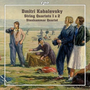 Image of Stenhammar Quartet - Dmitri Kabalevsky: String Quartets 1 & 2 CD