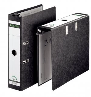 Image of Leitz Suspension Lever Arch File 80mm Spine A4 Black PK5