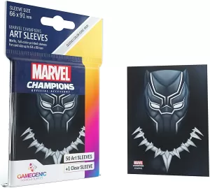 Image of Gamegenic Marvel Champions Art Sleeves: Black Panther (50-Pack)