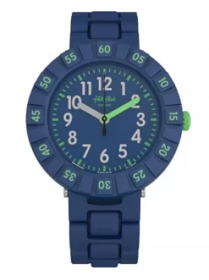 Image of Flik Flak Solo Dark Blue Watch FCSP086