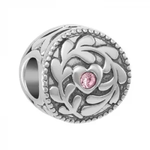 Image of Chamilia Vine Swirl Heart Charm