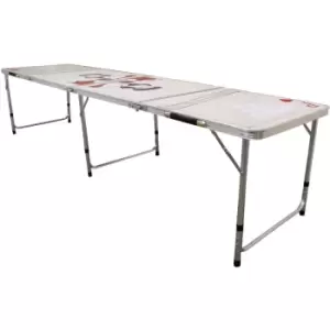 Image of Beer Pong Table 8FT - White