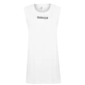 Image of Calvin Klein Intense Power Dress - White