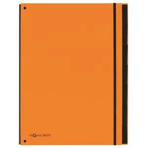 Image of Pagna A4 7 Compartment Master Organiser Orange Pack of 10 2407909