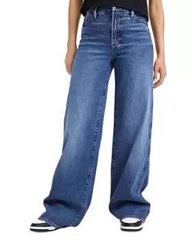 Image of Good American Good Skate High Rise Baggy Jeans in I258